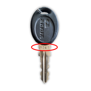 Adria husvagnsnyckel nyckelnummer